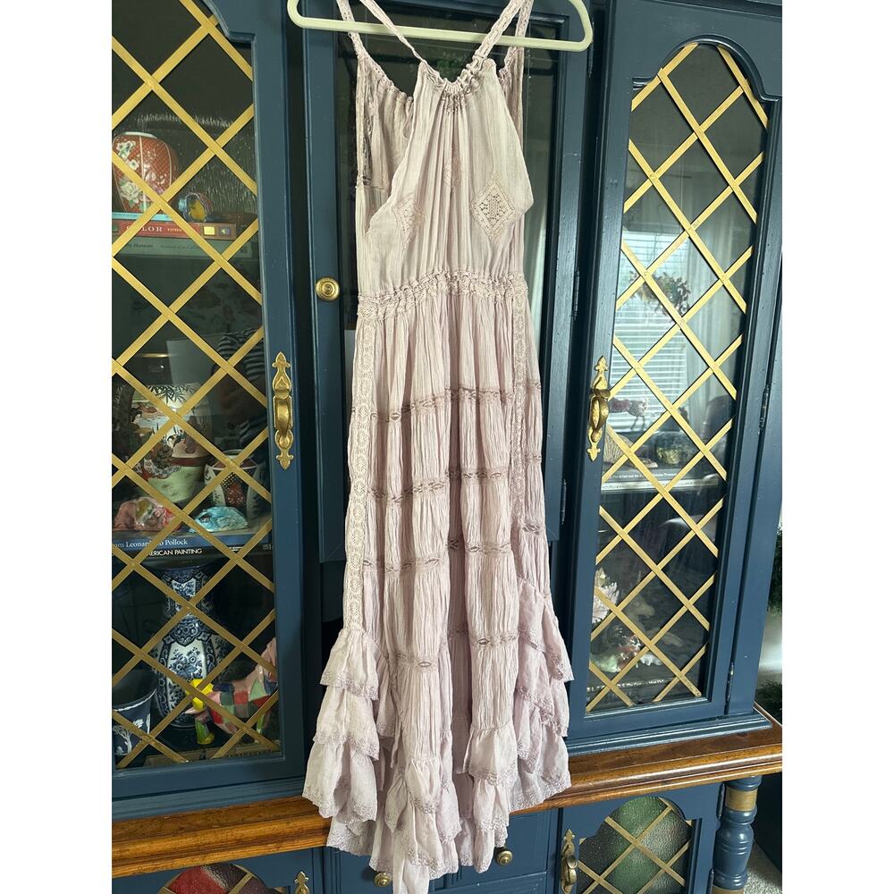 Free People Dolly Maxi Dress Silverberry NWT XS Bodysuit - Picture 5 of 12